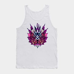 Cyberpunk Flowers Tank Top